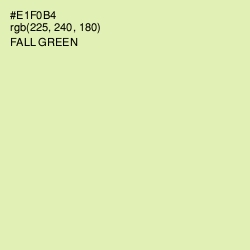 #E1F0B4 - Fall Green Color Image